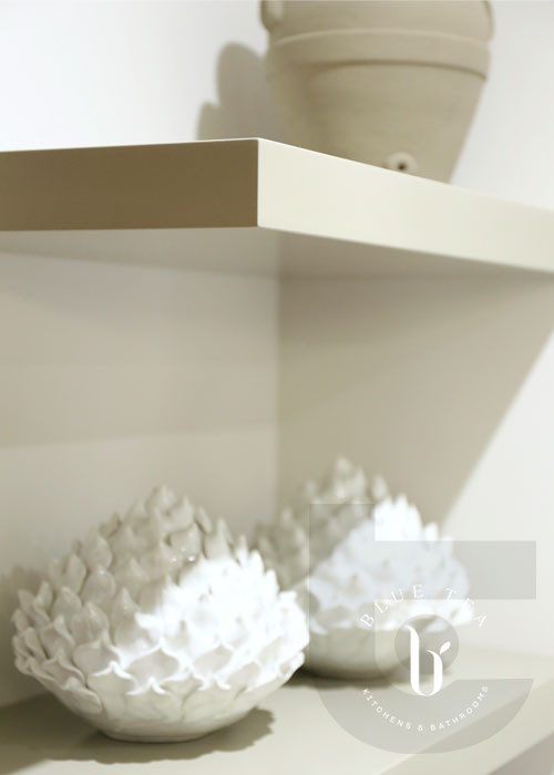 open shelves in kitchen design, Hunters Hill, Sydney.