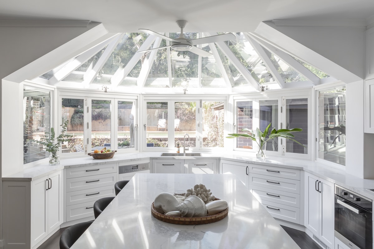 Vaucluse kitchen view by Blue Tea