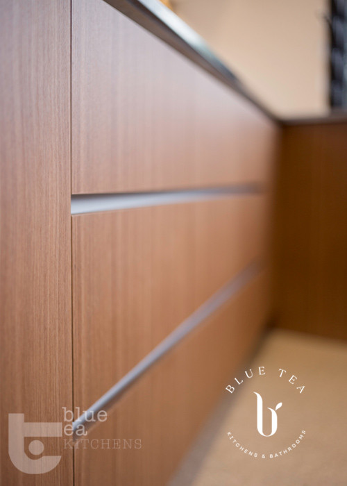 modern kitchen door detail